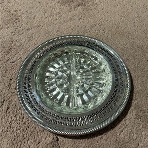 Vintage International Silver Company Decorative Plate